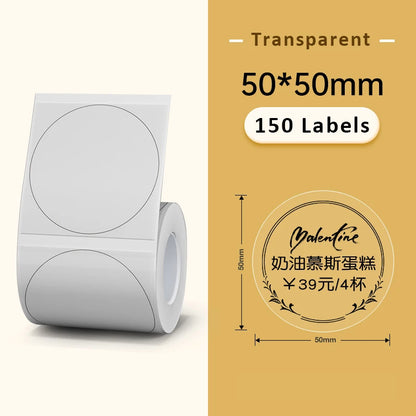 Self-adhesive Paper Waterproof Stickers for Christmas Labels - 40x20mm