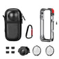Flymile X5 Metal Cage Case for Insta360 X5 Aluminum Frame Lens Cover