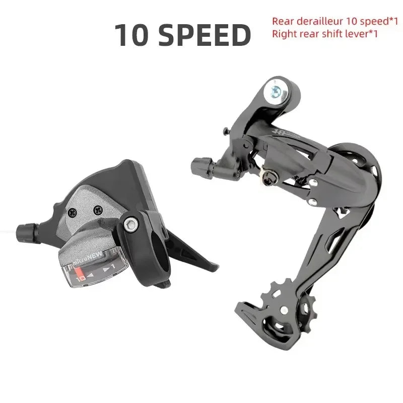 MicroNEW Mountain Bike Rear Derailleur 3x7 3x8 3x9 3x10 3x11 Speed with Internal Shift Cable MTB Bicycle Front Shifter