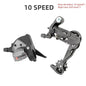 MicroNEW Mountain Bike Rear Derailleur 3x7 3x8 3x9 3x10 3x11 Speed with Internal Shift Cable MTB Bicycle Front Shifter
