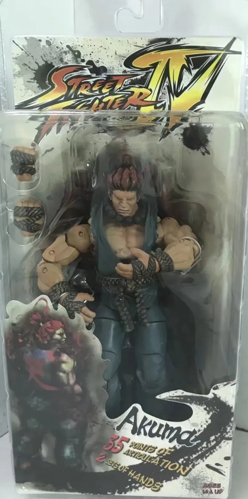 Street Fighter Chun Li Ryu Ken Guile Akuma PVC Articulated Action Figure Toy