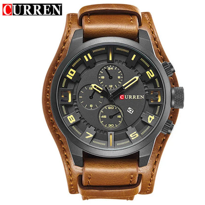 CURREN Men's Watches Top Brand Luxury Fashion&Casual Business Quartz Watch Date Waterproof Wristwatch Relogio Masculino-EXPROTAS