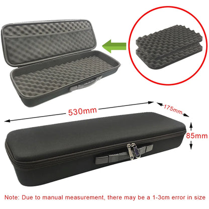 DIY Foam Hard Carry Case Storage Box Travel Zipper Bag Tool Accessories Camera