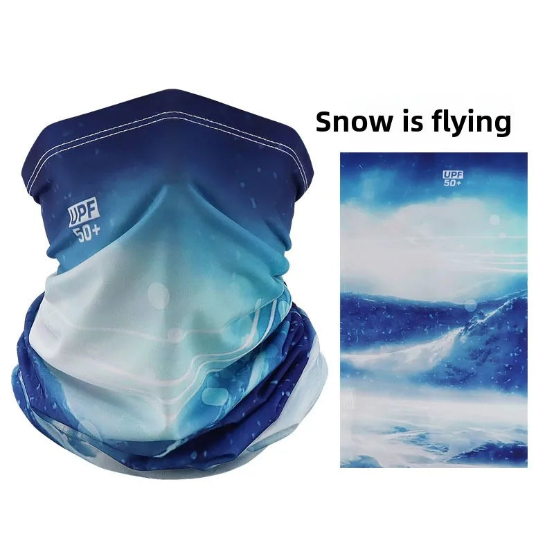 Sun Protection Mask Ice Silk Neck Gaiter Breathable Cycling Fishing Scarf