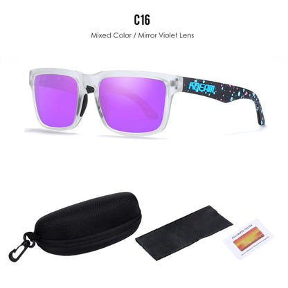 2025 KDEAM Polarized Sunglasses Red Mirror Lens Unisex Outdoor Eyewear