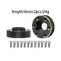12mm Brass Wheel Weights | Hex Hub Adapter for 1/10 RC SCX10 TRX4 1.9" Rims
