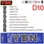 YBN Bike Chain 8–12 Speed MTB Road 116/126 Links Compatible Shimano XT - EXPROTAS