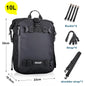 Rhinowalk Motorcycle Rear Seat Bag 10L Or 20L Or 30L Waterproof Saddle Side Bag Luggage Pack MultiFunction Shoulder Bag Backpack-EXPROTAS
