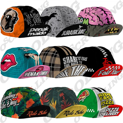 Styles Pizza Plant Cycling Caps Unisex Bike Accessories