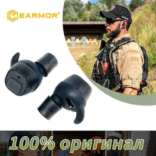 EARMOR M20 Tactical Noise Cancelling Earbuds Electronic Earbuds Shooting Earmuffs / For Law Enforcement High Noise Environment-EXPROTAS