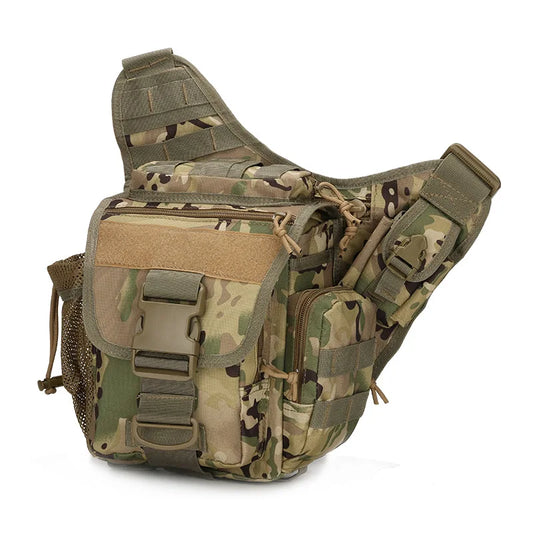 Outdoor Chest Bag for Men Hiking Camping Travel Tactical Shoulder Pouch