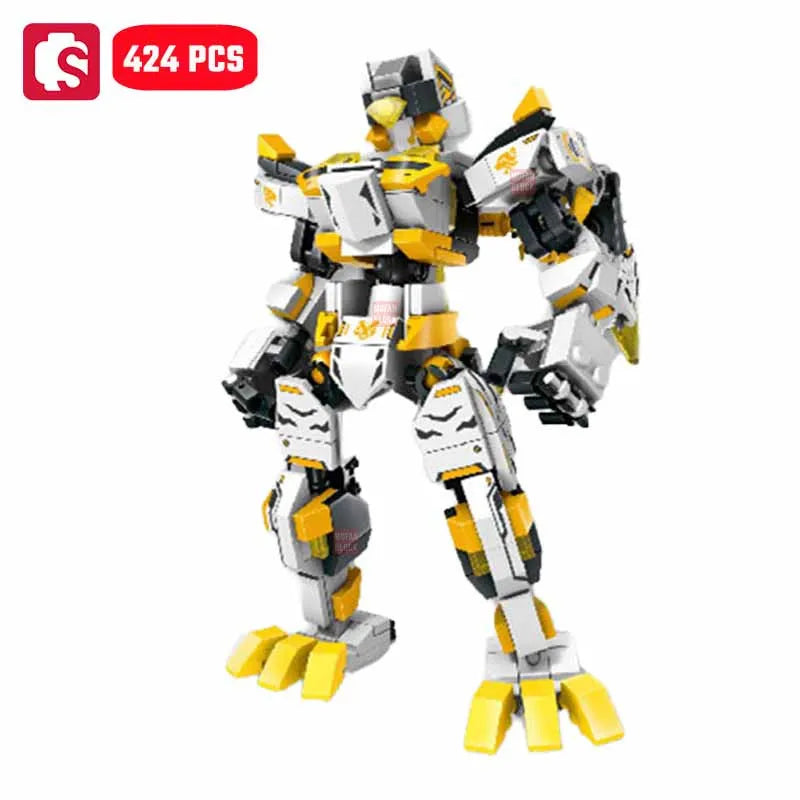 SEMBO Xuanwu Divine Beast Mecha Building Blocks Animal Robot Model Bricks Toy Gift