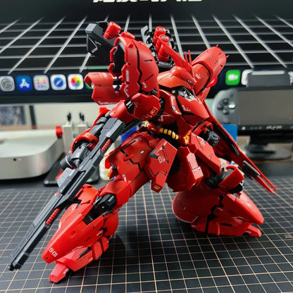 Sazabi RG 1/144 Mech Model Assembly Puzzle Toy Collectible Ornament