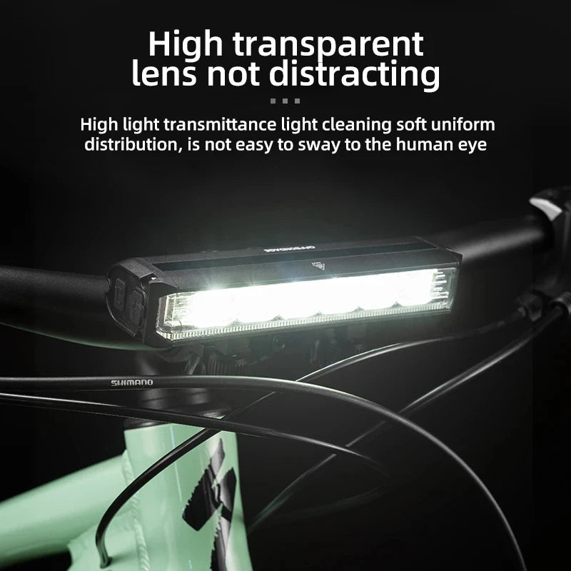 Offbondage Bicycle Light Front 1400Lumens USB Rechargeable Waterproof Flashlight
