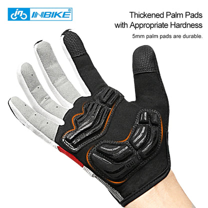 MTB Full Finger Bike Gloves INBIKE Touchscreen Cycling Gloves Men Women