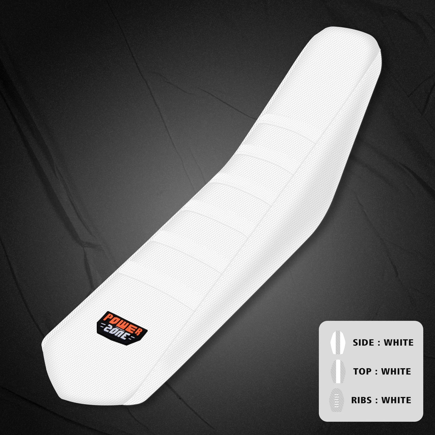 Soft Waterproof Ribbed Seat Cover by Powerzone for SXF EXC KXF CRF Bikes