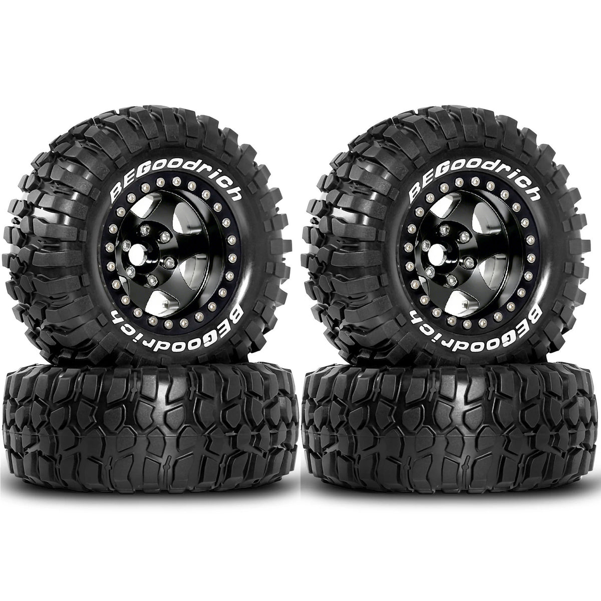 1.9in Crawler Tires Wheel 4PCS for MJX H12P RC 1/12 Rubber Upgrade