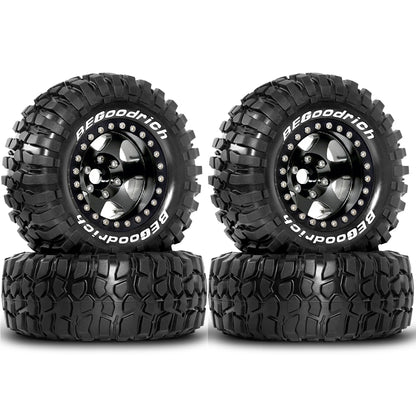 1.9in Crawler Tires Wheel 4PCS for MJX H12P RC 1/12 Rubber Upgrade