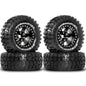 1.9in Crawler Tires Wheel 4PCS for MJX H12P RC 1/12 Rubber Upgrade