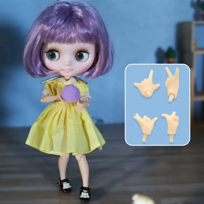 Icy Dbs Blyth Doll 20CM Joint Body Nude DIY Clothes Shoes for Girls