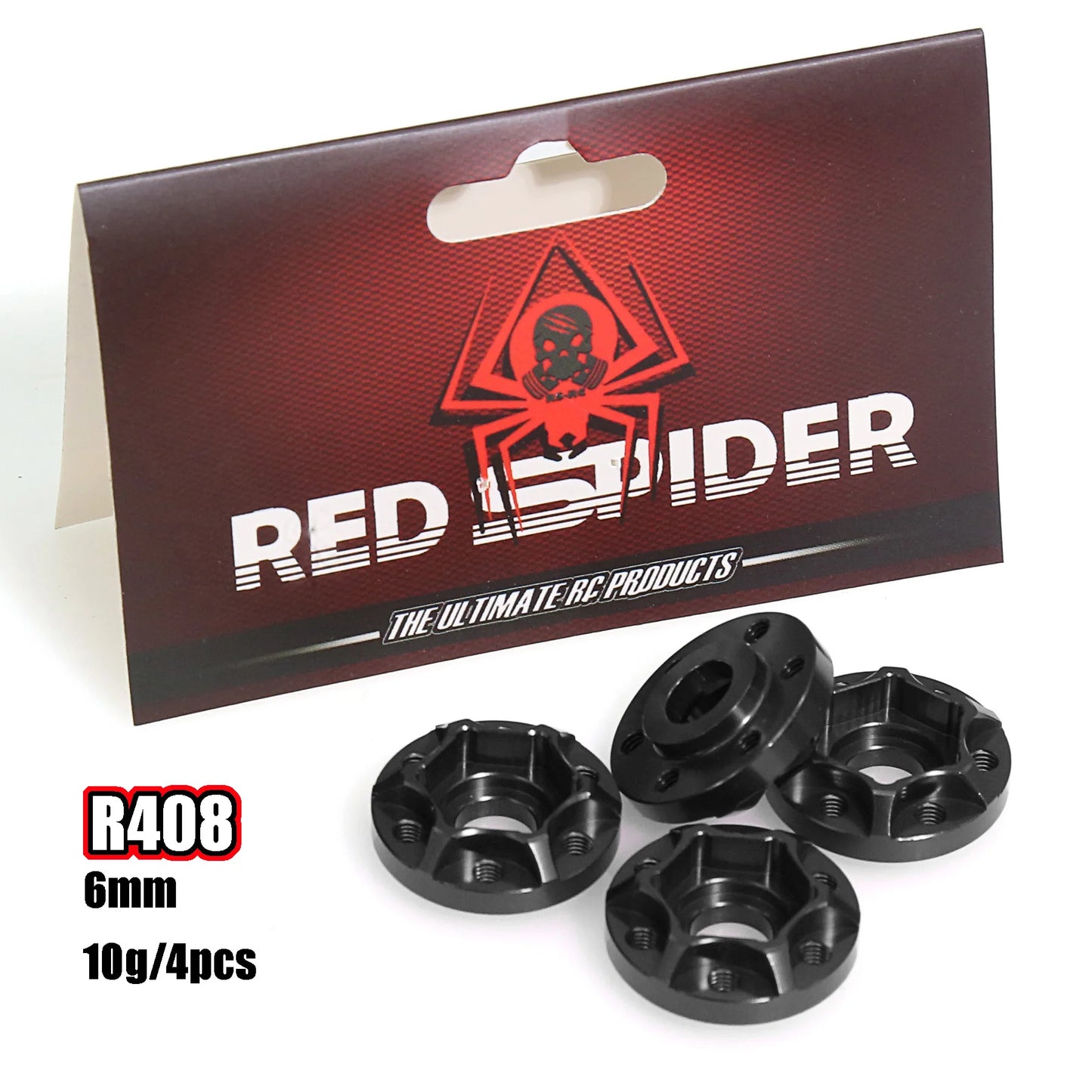 RED SPIDER  Wheel Hex Hubs Extension Combiner 6/9/12/15mm for 1.9 or 2.2 inch Tamiya CC01 D90 Axial SCX10 Traxxas TRX4