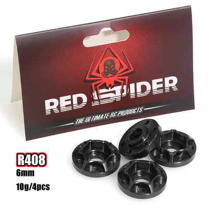 RED SPIDER  Wheel Hex Hubs Extension Combiner 6/9/12/15mm for 1.9 or 2.2 inch Tamiya CC01 D90 Axial SCX10 Traxxas TRX4