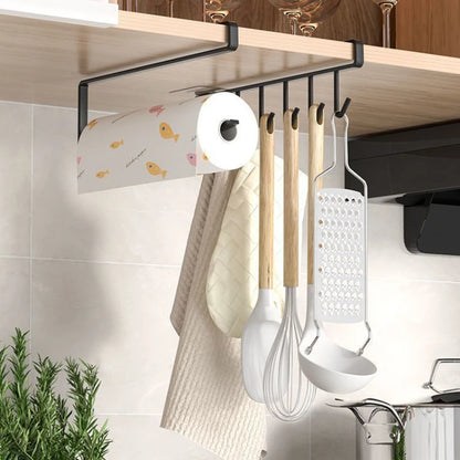 Under Shelf Hooks Mug Holder Kitchen Cup Rack Metal Storage Organizer