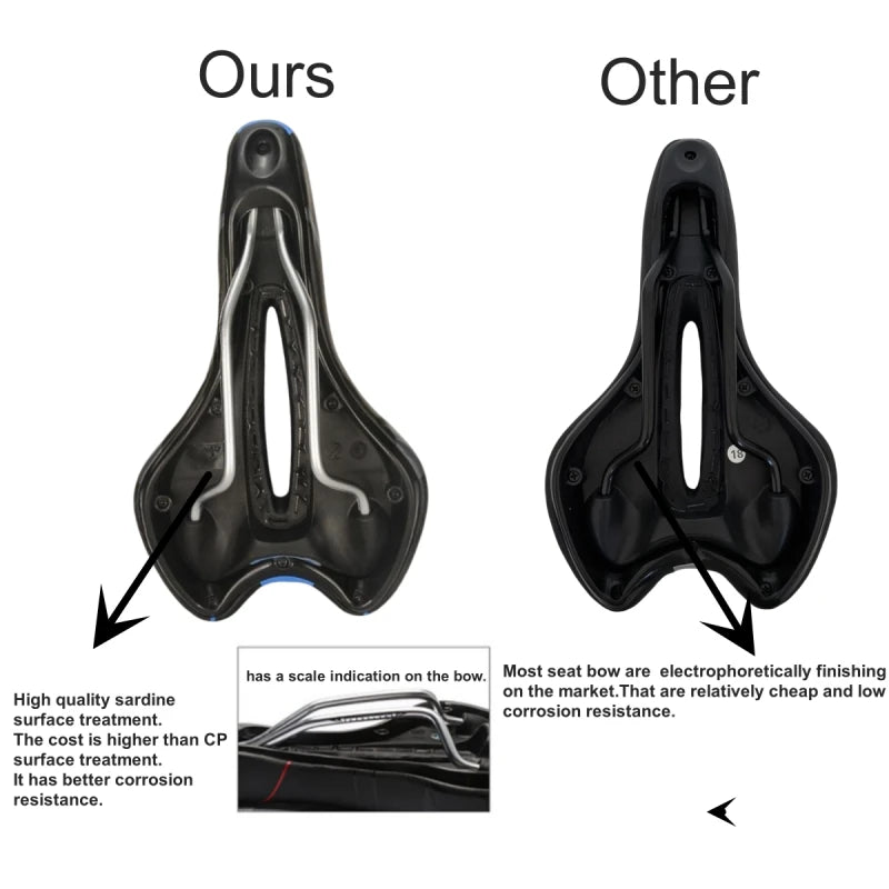 Soft Comfort Bike Saddle Replacement Bicycle Seat for MTB Road Hybrid Bikes