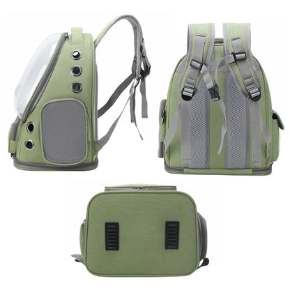 Transparent Pet Cat Carrier Bag Breathable Outdoor Travel Backpack for Small Dogs and Cats Eye Catching Pet Supplies