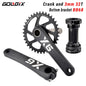 GOLDIX Crankset 170/175mm Direct Mount Narrow Wide Chainring 30T-38T Alloy