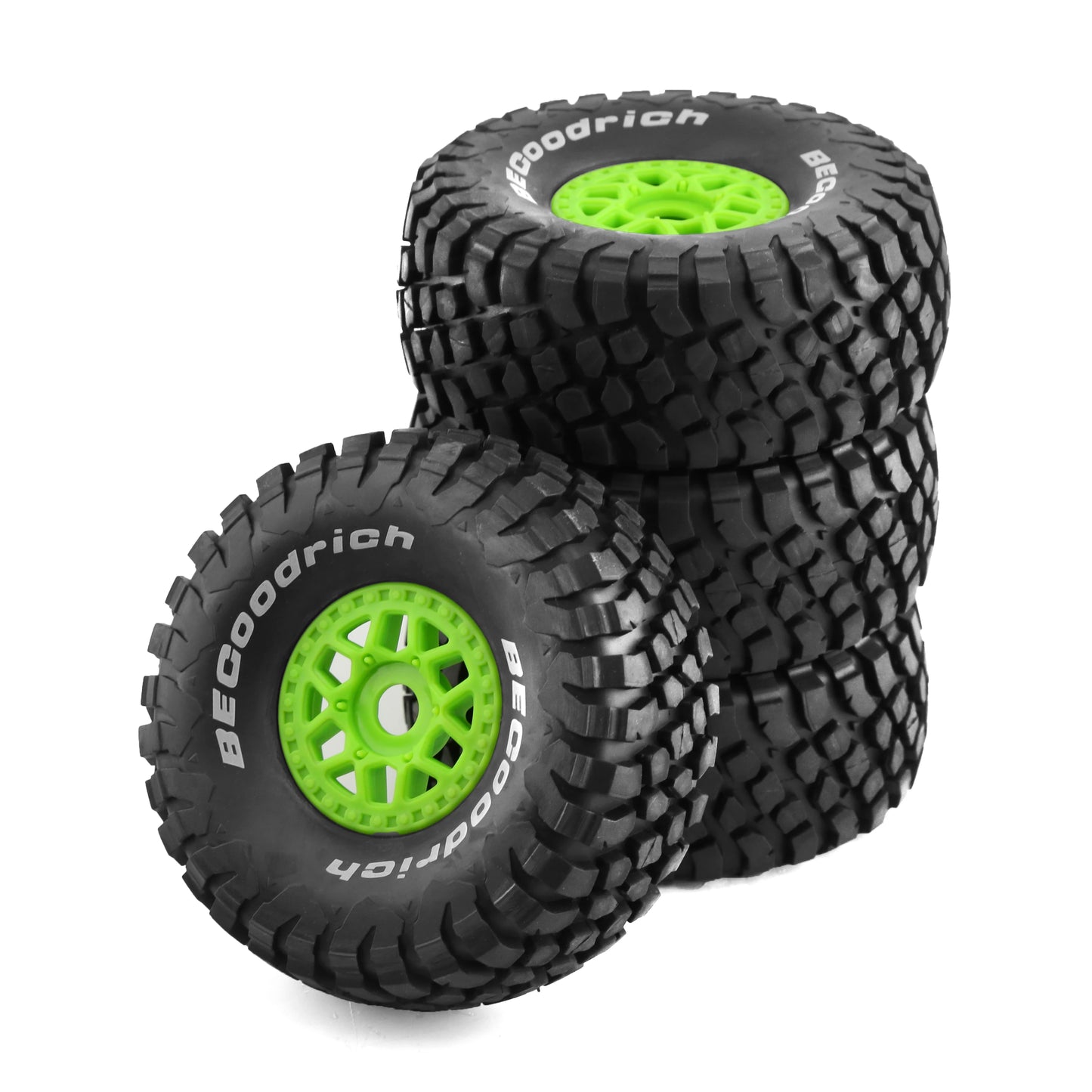 4pcs 1/8 1/7 RC Short Course Truck Tires Wheels All Terrain for UDR Mojave