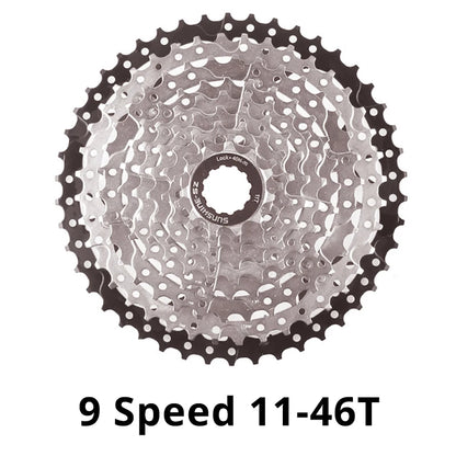 SUNSHINE 9-Speed MTB Cassette 11-25T to 11-50T Shimano/SRAM Compatible