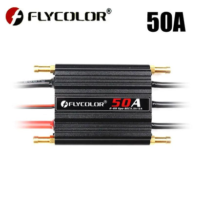 Flycolor Brushless ESC 50A–150A 2–6S LiPo BEC 5.5V/5A for RC Boat Model