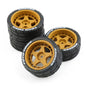 4Pcs RC Car Accessories Tyres for HPI TT02 XV0 Rally Drift Parts