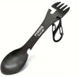 Pskook Outdoor Survival Camping EDC Multi-functional Fork Spoon Bottle Opener