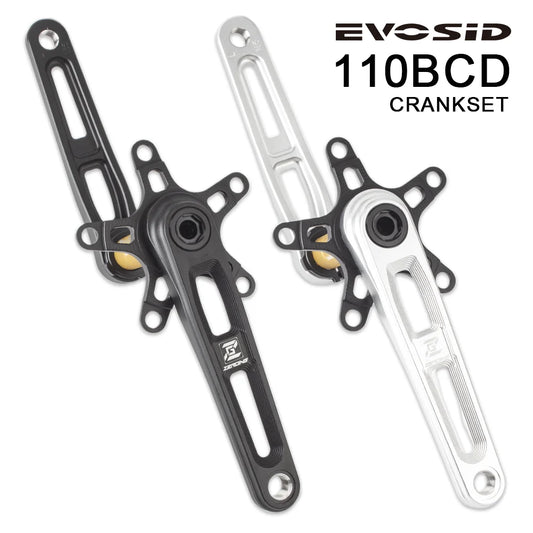 EVOSID 110BCD Road Bike Crankset Hollow Tech 165/175mm CNC Bolts