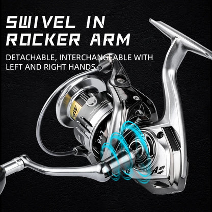 Fishing Reel Spinning Saltwater 1000-6000 9+1BB Max Drag 20KG