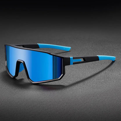 Men's Oversized Cycling Glasses Windproof Colorful Sports Sunglasses