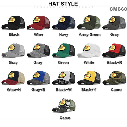 Sunshade Breathable Mesh Cap Outdoor Casual Hip-Hop Summer Hat