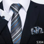 EXPROTAS Tie Pocket Square 8cm Wedding Formal Men’s Accessories