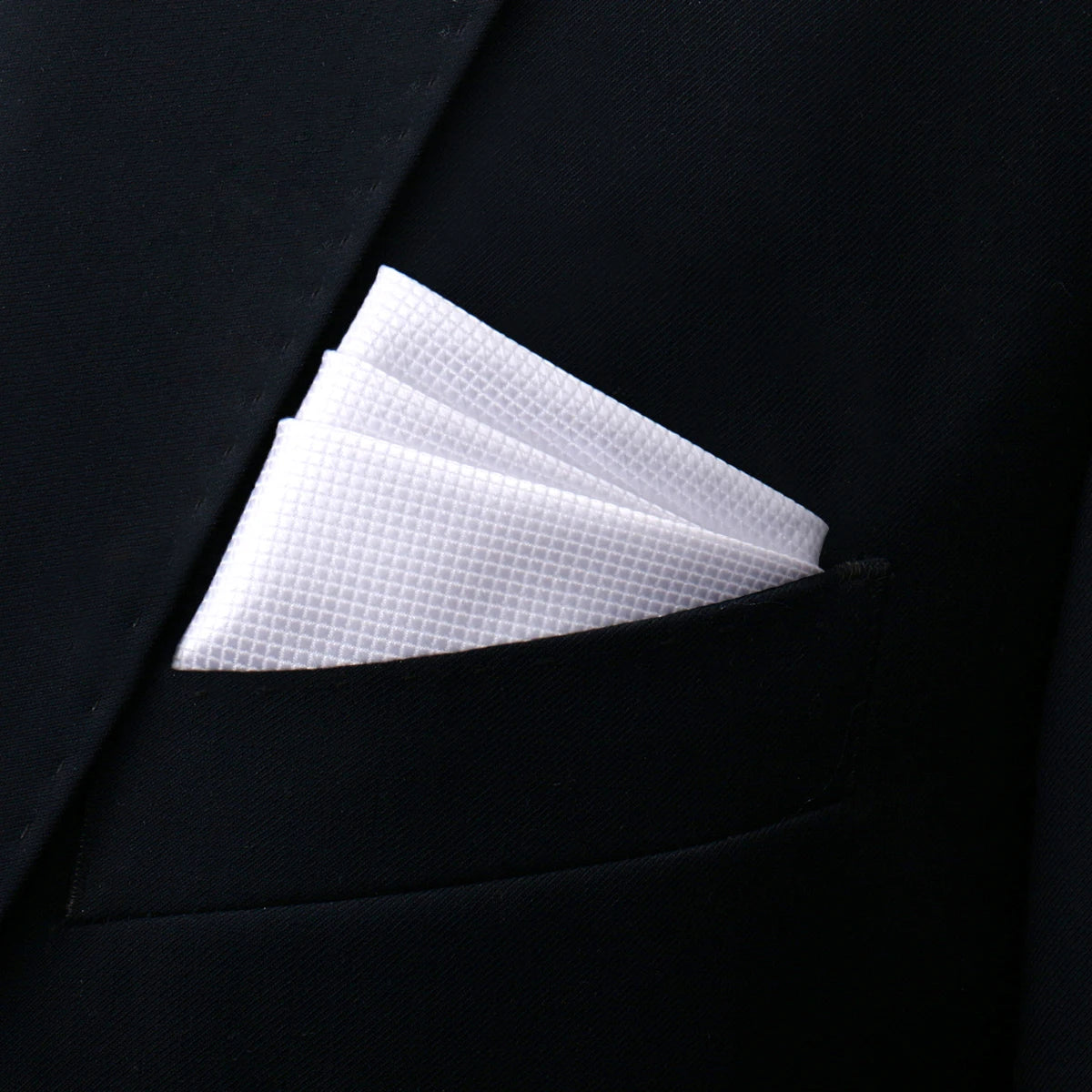 Mens Pocket Square Handkerchief Solid Satin Wedding Accessories