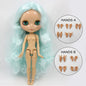ICY DBS Blyth doll 1/6 bjd tan skin joint body shiny face 30cm toy girls gift-EXPROTAS