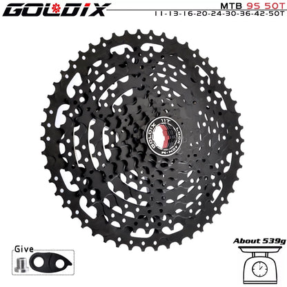 GOLDIX MTB Cassette | 8–12 Speed 40T–52T Freewheel Sprocket for Shimano/SRAM
