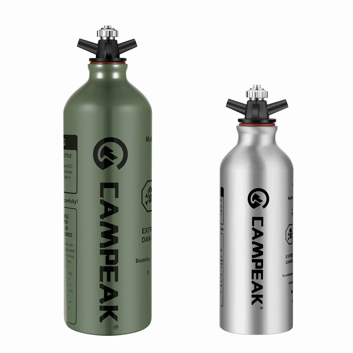 Safety Valve Liquid Fuel Bottle 1L Outdoor Camping Water Bucket Campeak