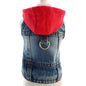 Puppy Denim Coat Jacket for Small Medium Dogs Pet Clothing Vest