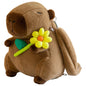 Capybara School Bag Plush Backpack Kawaii Cute Large Capacity for Kids