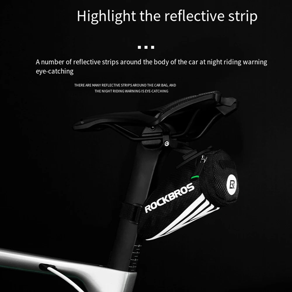 Rockbros Bike Bag Saddle Tail Pannier Waterproof Bicycle MTB Seat