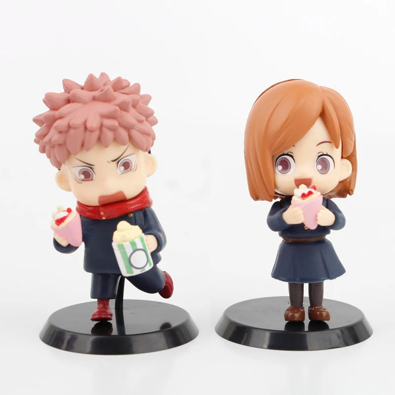 6pcs Jujutsu Kaisen Figure Set 9cm Anime Collectible Models