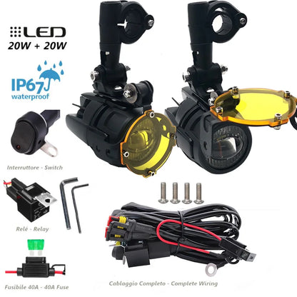 Motorcycle Accessories Fog Lights For HONDA CRF 1100 L CRF 1100L CRF1100L Africa Twin LED Auxiliary Driving Lamps Kit-EXPROTAS