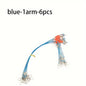 Blue Stainless Steel Fishing Leader Rigs with Snap Saltwater Wire Trace Tackle